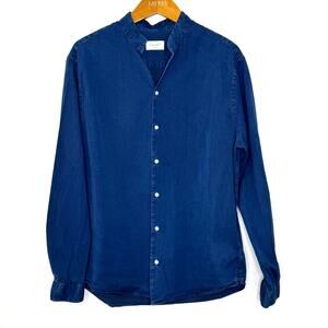 Figaret Paris Navy blue denim Carl shirt Mens Size XL‎